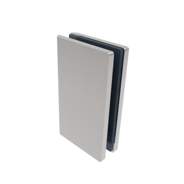 Edelstahl V2A Türbeschlag Scharniere für Schwingtür Glastür Pendeltür geschliffen K320
